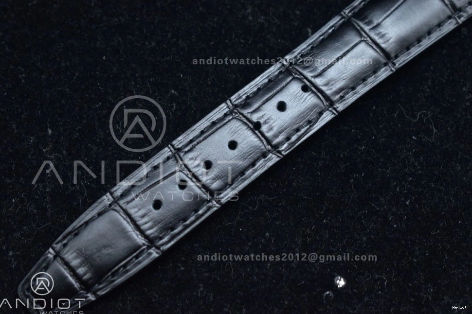 1:1 (Same IW371482 Chrono on Black A7750 Edition as Portuguese Genuine) Leather Best Thickness Strap ZF 0111